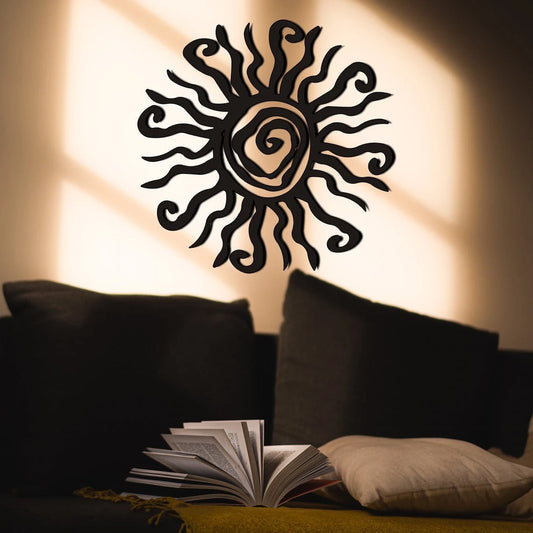Sun Decor Wall Art Cut Metal Sign Laser Cut Metal Signs Custom Gift Ideas - 8 inches - metal sign