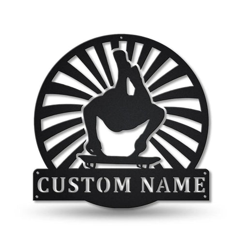 Personalized Skeleton Sport Metal Sign Art, Custom Skeleton Sport Metal Sign, Skeleton Sport Gift, Decor Decoration, Birthday Gift, Laser Cut Metal Signs Custom Gift Ideas