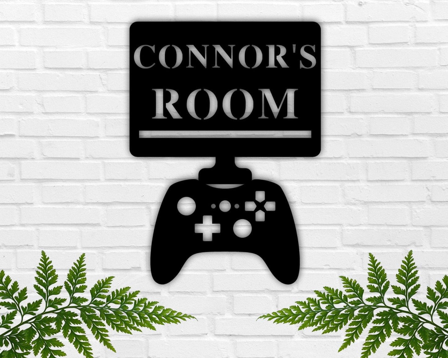 Gaming Room Metal Sign, Custom Gaming Sign, Personalized Gamer Sign, Pc Gamer Sign, Gamer Gift, Boys Room Decor, Game Room Decor, Controller Laser Cut Metal Signs Custom Gift Ideas