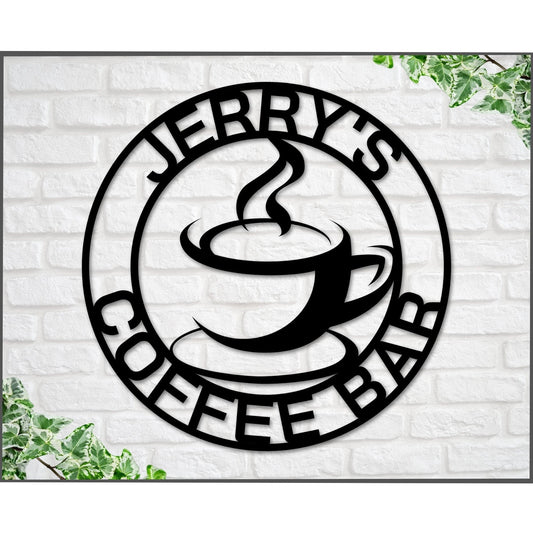 Coffee Bar Sign Coffee Sign Coffee Lover Coffee Metal Coffee Sign Coffee Coffee Decor Coffee Station Sign Kitchen Coffee - 8 inches - metal sign