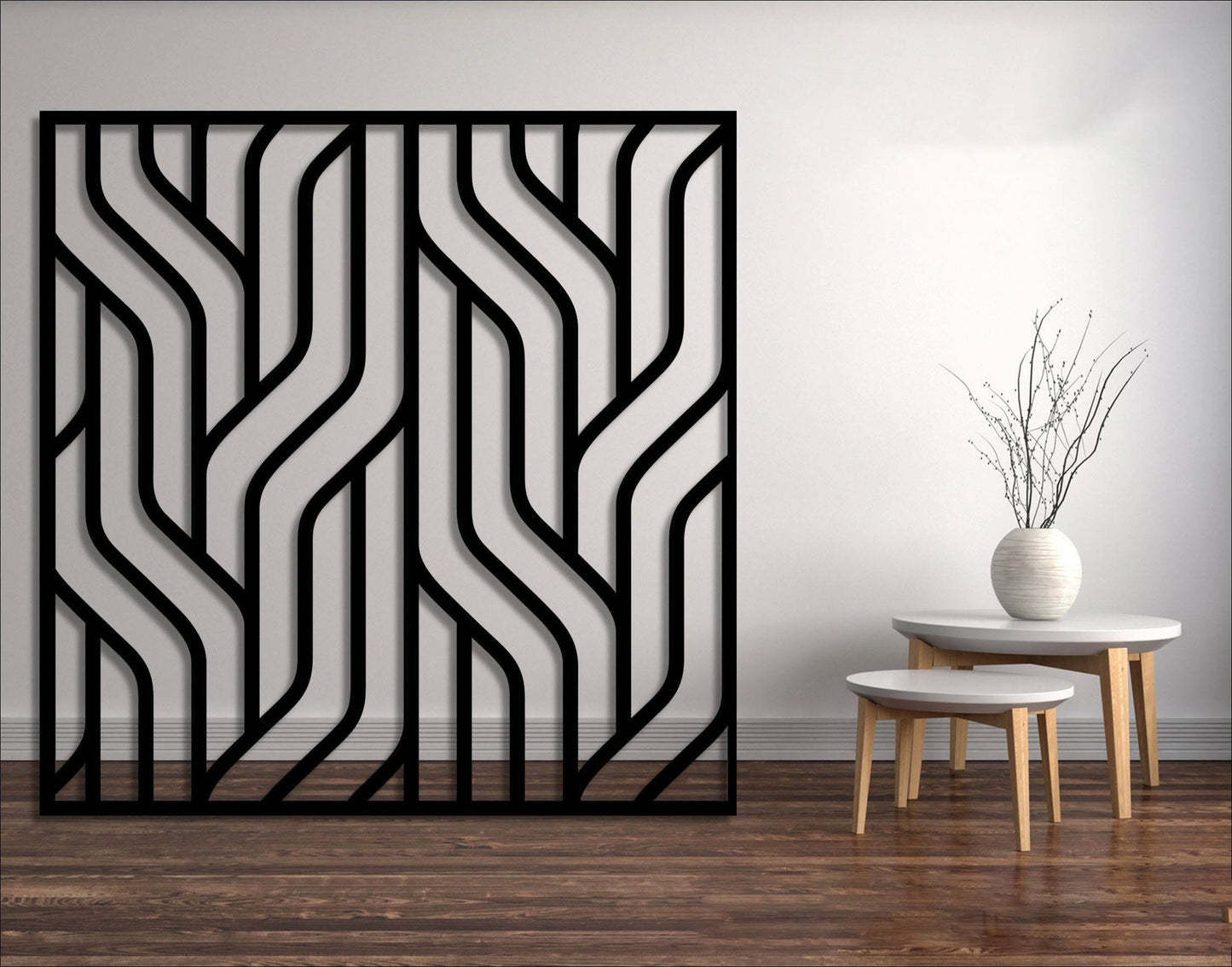 Metal Minimilist Decorative Panel Fence Privacy Screen Steel Panel Outdoor Or Indoor Dp25