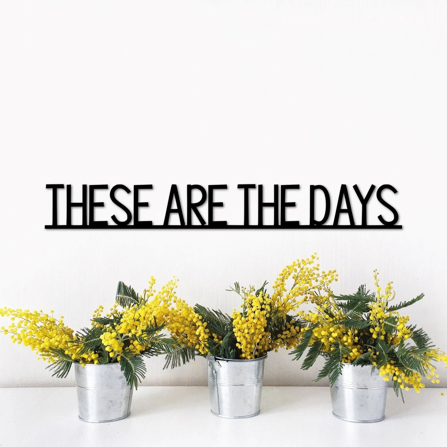 These Are The Days Sign Metal Wall Quote Inspirational Signs Living Room Sign Custom Sign Home Sign