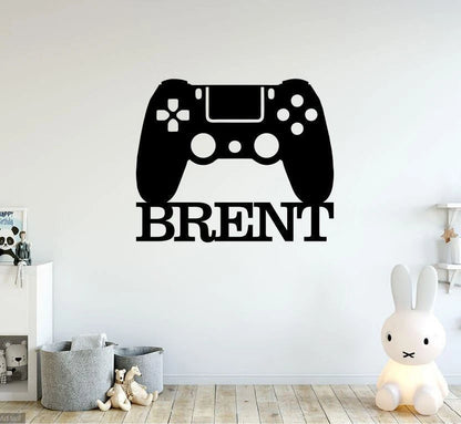 Personalized Gaming Room Sign, Bedroom Metal Art, Video Games Home Decor, Controller Metal Sign, Custom Metal Wall Art, Laser Cut Metal Signs Custom Gift Ideas