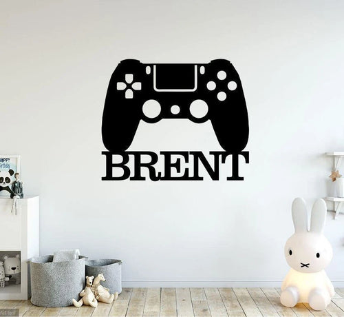 Personalized Gaming Room Sign, Bedroom Metal Art, Video Games Home Decor, Controller Metal Sign, Custom Metal Wall Art, Laser Cut Metal Signs Custom Gift Ideas