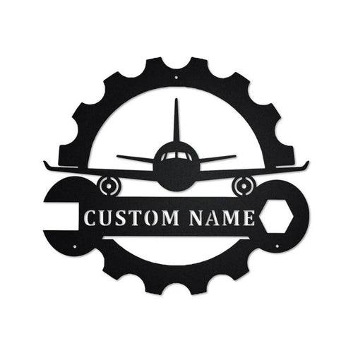 Personalized Aircraft Mechanic Metal Sign Aircraft Mechanic Aircraft Mechanic Metal Sign Aircraft Mechanic Gift Mechanic