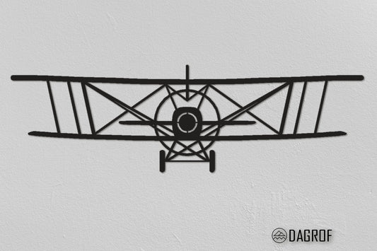 Metal Airplane Wall Decor, Airplane Home Decor, Rustic Wall Sconces, Metal Wall Art, Farmhouse Metal Wall - metal sign
