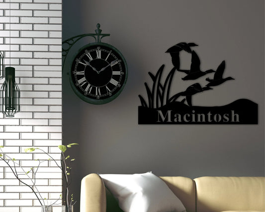 Personalized Family Name Metal Sign, Metal Hunting Outdoor Decor, Last Name Sign, Housewarming Gift - wedding detail