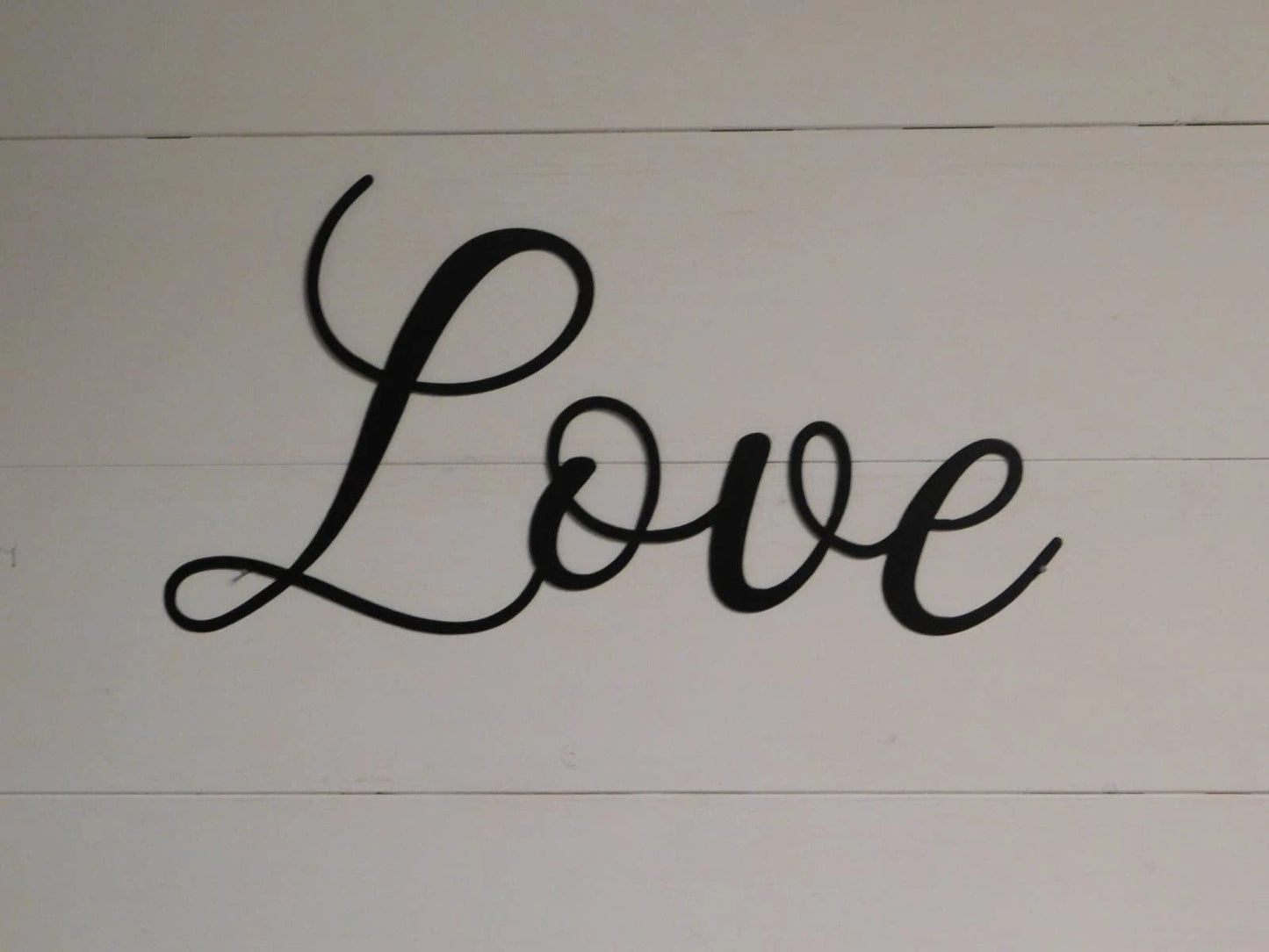 Love Sign Rustic Word Art Sign Wall Decor Metal