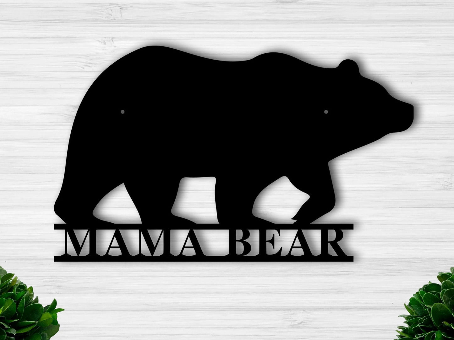 Mama Bear Metal Wall Sign Mama Bear Mama Bear Bear