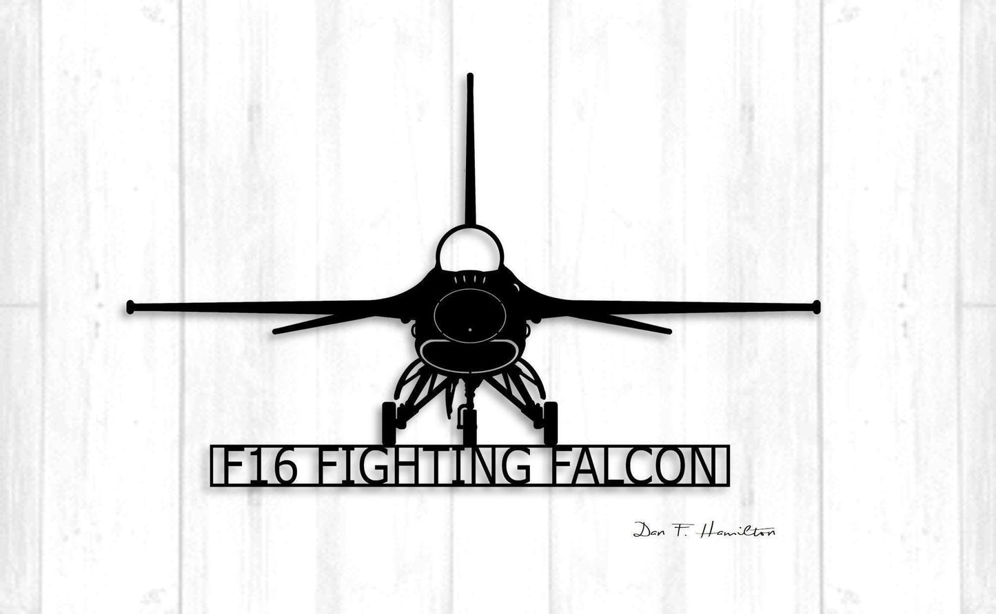 F16 Fighting Falcon Usaf Multirole Fighter Metal Sign Cut Metal Sign Wall Decor