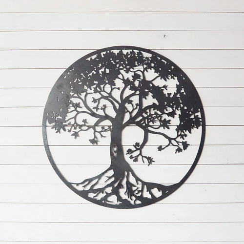 Tree Of Life (variation Two) Metal Art Cut Metal Sign