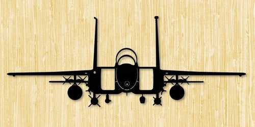 F15 Strike Eagle Air Force Multirole Strike Fighter Aircraft Metal Sign Cut Metal Sign Wall Decor