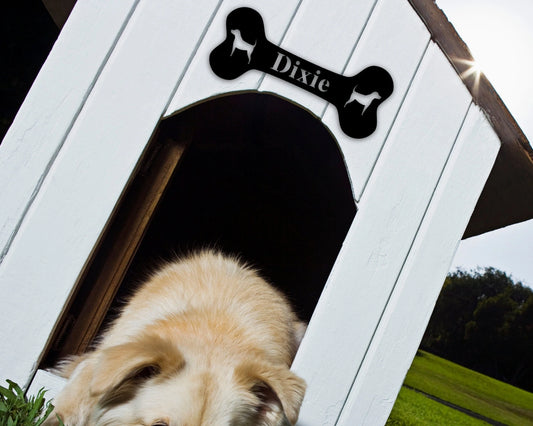 Pet Name Sign , Personalized Name Sign , Dog Name Sign , Pet Metal Sign, Dog House Sign, Puppy House - metal sign