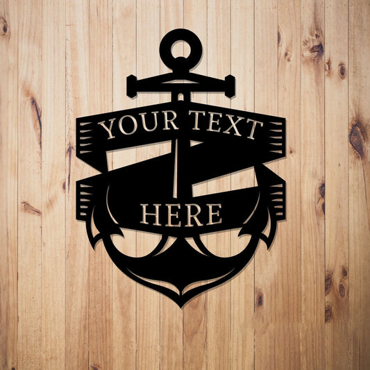 Boat Anchor Sign Beach House Decor Indoor And Outdoor Sign Family Sign Lake House Decor Boat Decor Sea Sign Beach Decor