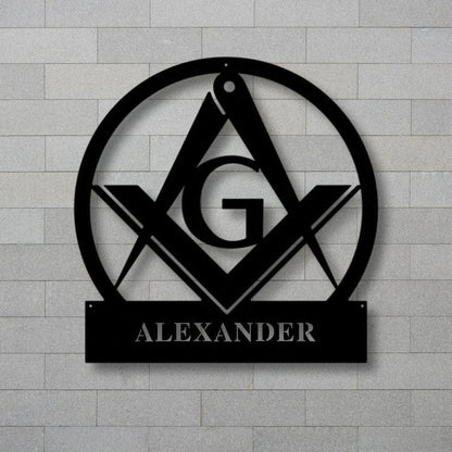 Custom Metal Masonic Sign Metal Mason Sign Farmhouse Decor Office Housewarming Metal Sign For Mason