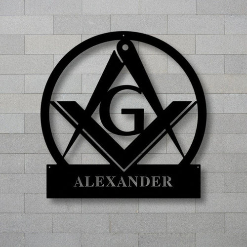 Custom Metal Masonic Sign Metal Mason Sign Farmhouse Decor Office Housewarming Metal Sign For Mason