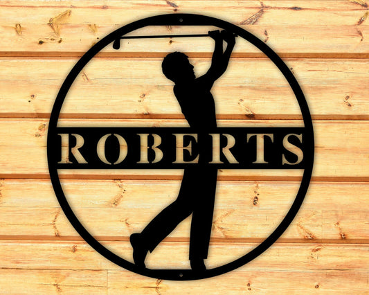 Personalized Golf Sign Personalized Golf Gifts For Men Golf Gifts For Him Golf Gifts For Dad Christmas Golf Gift Custom Golf Metal Sign - 8 inches - metal sign