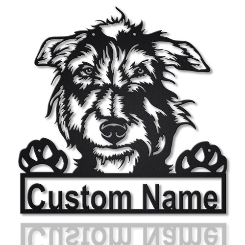 Personalized Scottish Deerhound Dog Metal Sign Art, Custom Scottish Deerhound Dog Metal Sign, Dog Gift, Animal Funny, Birthday Gift, Laser Cut Metal Signs Custom Gift Ideas