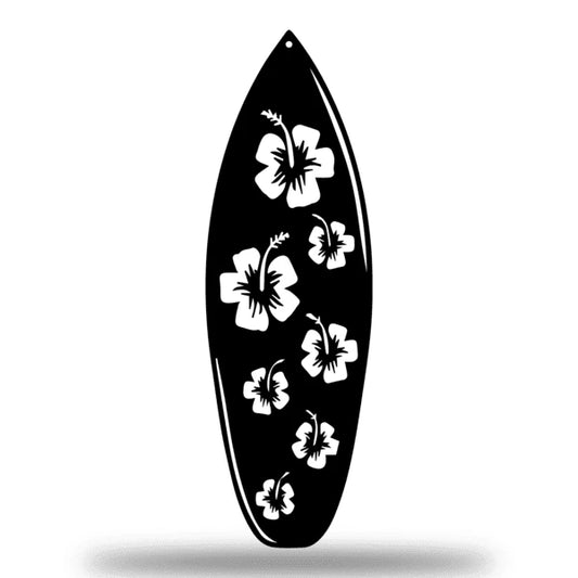 Hawaiian Surfboard Customized Metal Signs Custom Metal Sign Custom Signs Metal Sign - 8 inches - metal sign
