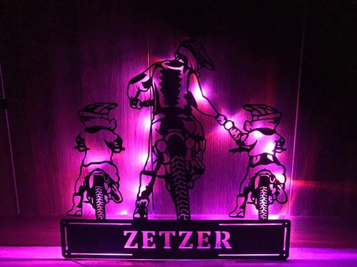 Motorcycles Father and Sons Cut Metal Sign WITH LED WITHOUT LED Laser Cut Metal Signs Custom Gift Ideas