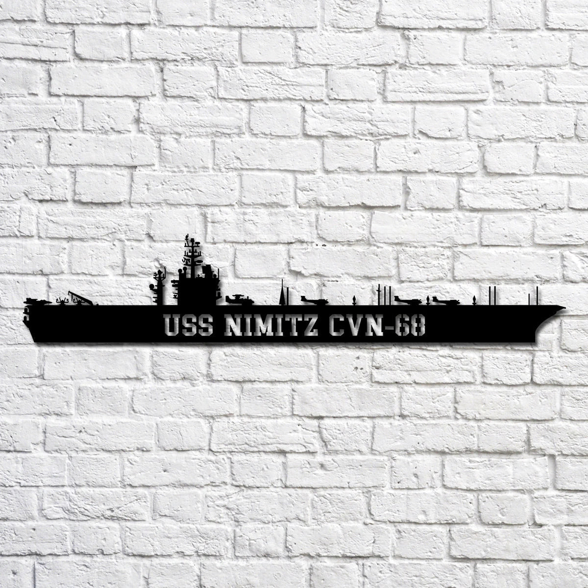 Uss Nimitz Cvn68 Navy Ship Metal Art, Gift For Navy Veteran, Navy Ships Silhouette Metal Art, Navy Home Decor Laser Cut Metal Signs Custom Gift Ideas