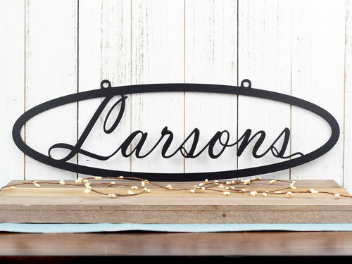 Custom Metal Sign, Name Sign, Last Name Sign, Family Name Sign, Metal Wall Art, Outdoor Sign, Custom Sign, Personalized Name Sign, Laser Cut Metal Signs Custom Gift Ideas