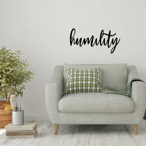 Humility Humility Metal Wall Decor Humility Metal Sign For Home Inspirational Housewarming Gift