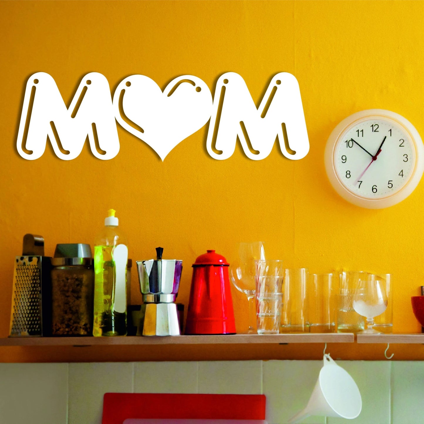 Mom Metal Wall Decor Gift For Mom Housewarming Gift Metal Wall Decoration