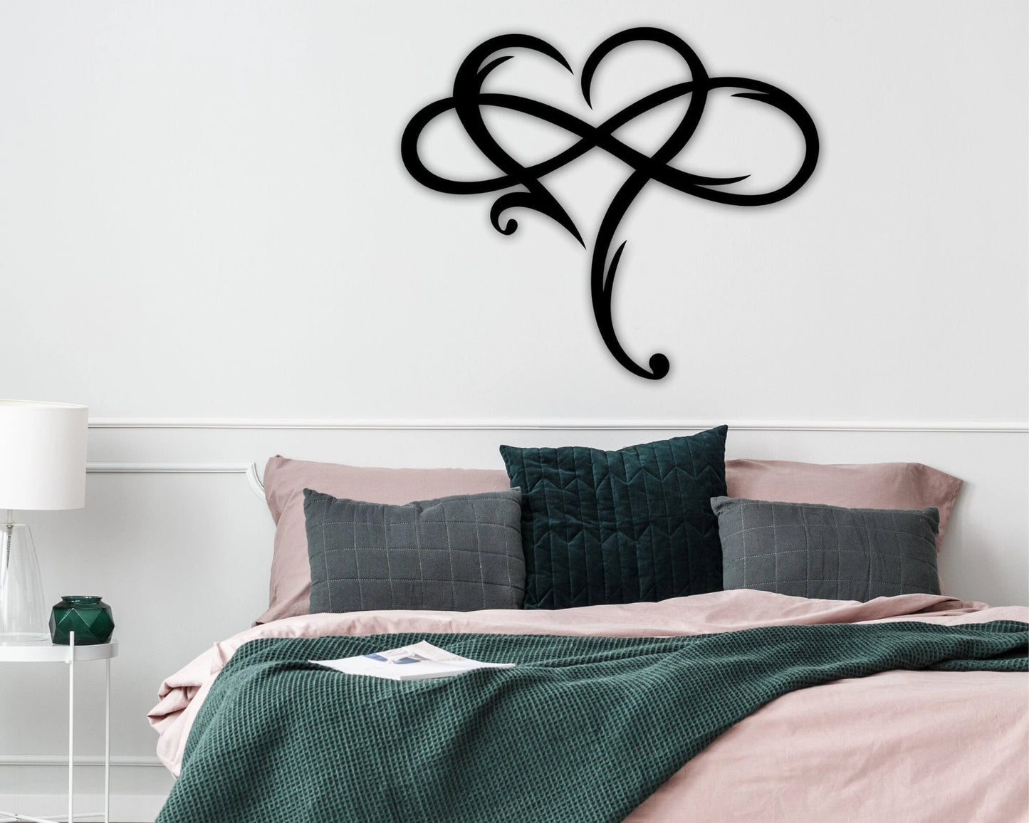 Metal Infinity Heart Valentine Metal Infinity Symbol Heart Wall Decor Wedding Gift Love Sign Infinity Sign Realtor Gift Housewarming Valentine Gift Idea