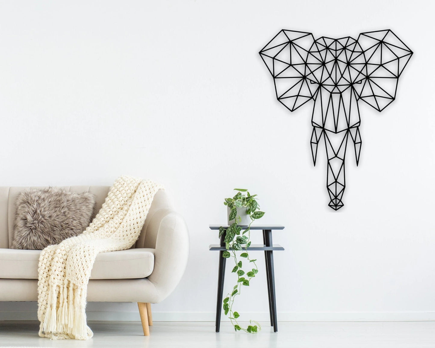 Animal Geometric Animals Wall Decor Metal Wall Decor Kid's Room Decor Living Room Decor Office Decor Nursery Decor Art