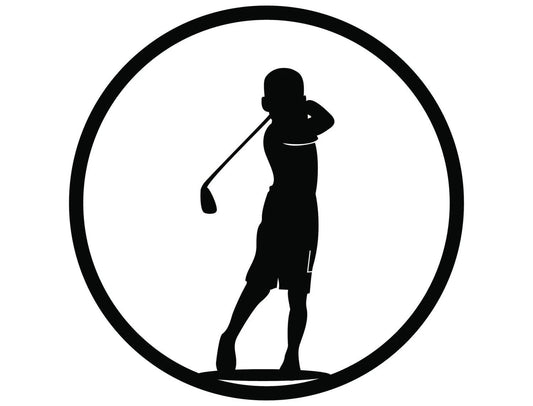 Golf Boy Room Decor Golf Gift Gift For Him Golfer Gift Wall Decor Metal Sign Wall Hanging Sign - 8 inches - metal sign