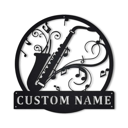 Personalized Saxophone Metal Sign Art, Custom Saxophone Metal Sign, Saxophone Gifts For Men, Saxophone Gift, Musical Instrument Gift Laser Cut Metal Signs Custom Gift Ideas