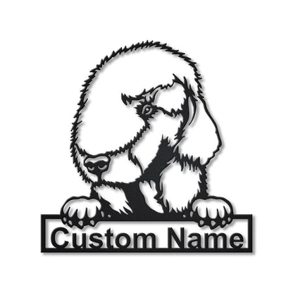 Personalized Bedlington Terrier Dog Metal Sign Art, Custom Bedlington Terrier Dog Metal Sign, Dog Gift, Animal Funny, Birthday Gift, Laser Cut Metal Signs Custom Gift Ideas