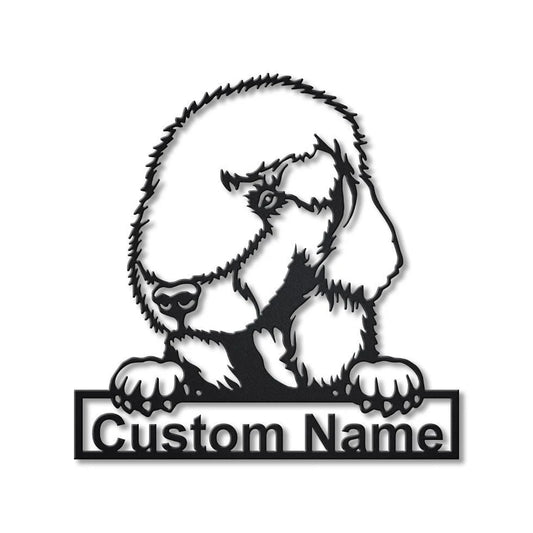 Personalized Bedlington Terrier Dog Metal Sign Art, Custom Bedlington Terrier Dog Metal Sign, Dog Gift - metal sign