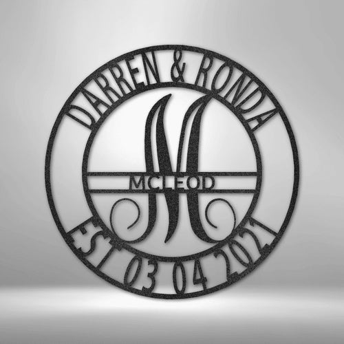 Personalized Elaborate Name Steel Art Wall Decor Metal Name Sign Laser Cut Metal Signs Custom Gift Ideas
