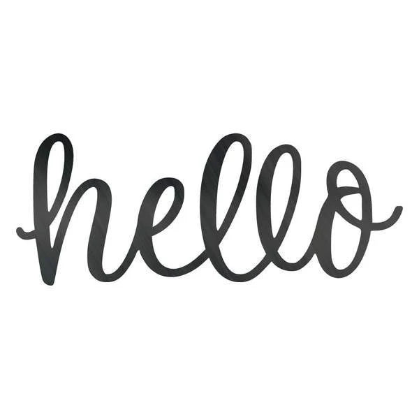 Hello Customized Metal Signs, Custom Metal Sign, Custom Signs, Metal Sign, Metal Laser Cut Metal Signs Custom Gift Ideas