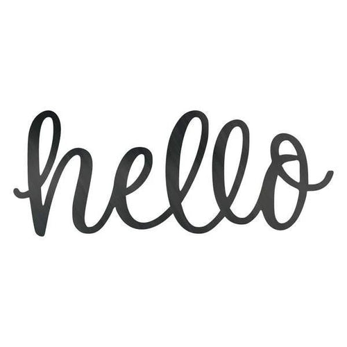 Hello Customized Metal Signs, Custom Metal Sign, Custom Signs, Metal Sign, Metal Laser Cut Metal Signs Custom Gift Ideas