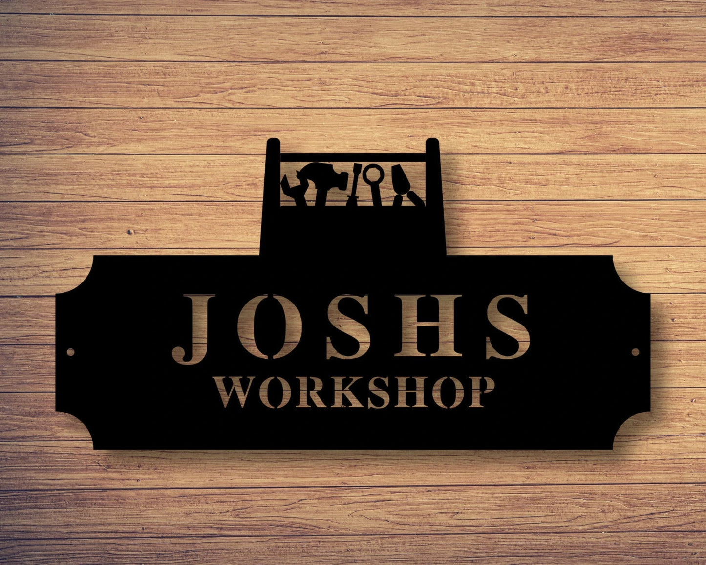 Personalized Fathers Day Gift, Personalized Gift For Him, Husband Gift, Custom Garage Sign, Metal Shop Sign, Metal Works, Laser Cut Metal Signs Custom Gift Ideas