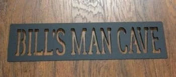 Bakery Metal Sign Rectangular Metal Sign Cut Metal Sign Wall Metal Sign