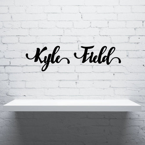 Kyle Field Sign Cut Metal Sign Wall Decor Metal Sign Metal Art