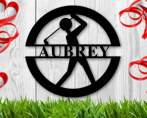 Personalized Golf Lover Sign Golf Personalized Name Sign Personalized Golf Decor Golf Sign Bar Sign Golf Fathers Day Gift