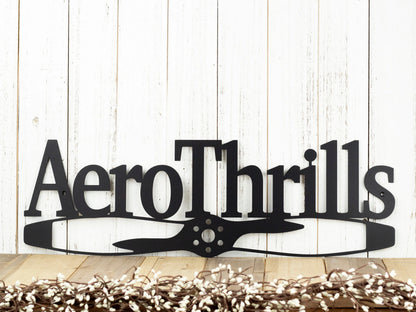 Custom Family Name Sign, Pilot Gift, Metal Wall Decor, Custom Family Sign, Aviation, Airplane, Personalized Sign, Last Name Sign, Laser Cut Metal Signs Custom Gift Ideas
