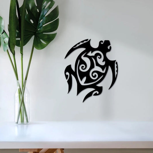 Sea Turtle Life Ocean Decor Wall Art Cut Metal Sign Laser Cut Metal Signs Custom Gift Ideas - 8 inches - metal sign