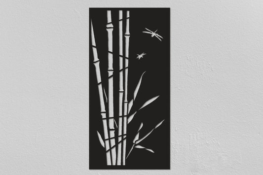 Bamboo Trees Design Christmas Gifts Forest Metal Poster Living Room Wall Decor Bedroom Wall Decor Metal Wall Hanging