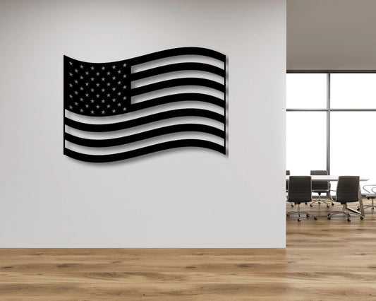 Metal American Flag American Flag Gift For Man America Flag Metal Gifts For Military Veterans Day Gift Patriotic Office Decor Rustic - 8 inches - metal sign