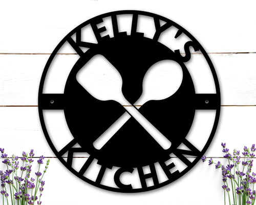 Custom Metal Sign For Kitchen Personalized Kitchen Signs Kitchen Metal Sign Metal Kitchen Sign Kitchen Signs Kitchen Wall Decor