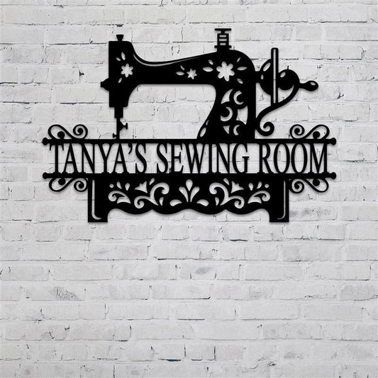 Metal Sewing Sign, Sewing Room Sign, Sewing Lover Gift, Metal Sewing Sign, Sewing Room Decor, Seamstress - metal sign