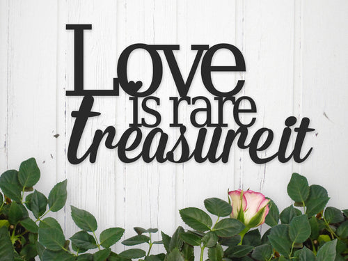 Metal Love Sign Love Quote Inspirational Quotes Love Wall Decor Metal Word Art Wall Hanging Wedding Sign