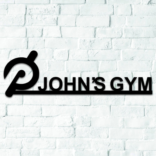 Custom Peloton Metal Sign, Personalized Gym Decor, Cycling Accessory, Custom Home Gym Sign, Metal Wall - metal sign