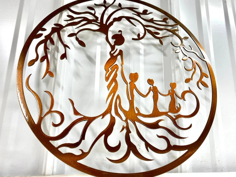 Tree of Life Mother Child Sign Metal Tree of Life Tree of Life Decor Gift for Mom Mother's Day Gift Mom Tree of Life